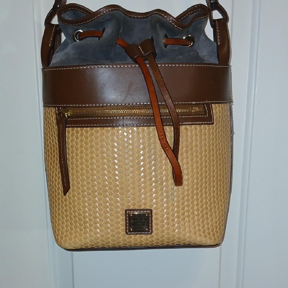 Dooney & Bourke Woven Drawstring Bag